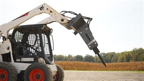 jackhammer on skid steer|breaker attachment for skid steer.